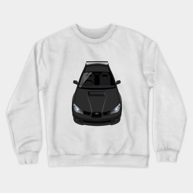 Impreza WRX STI 2nd gen 2005-2007 - Black Crewneck Sweatshirt by jdmart